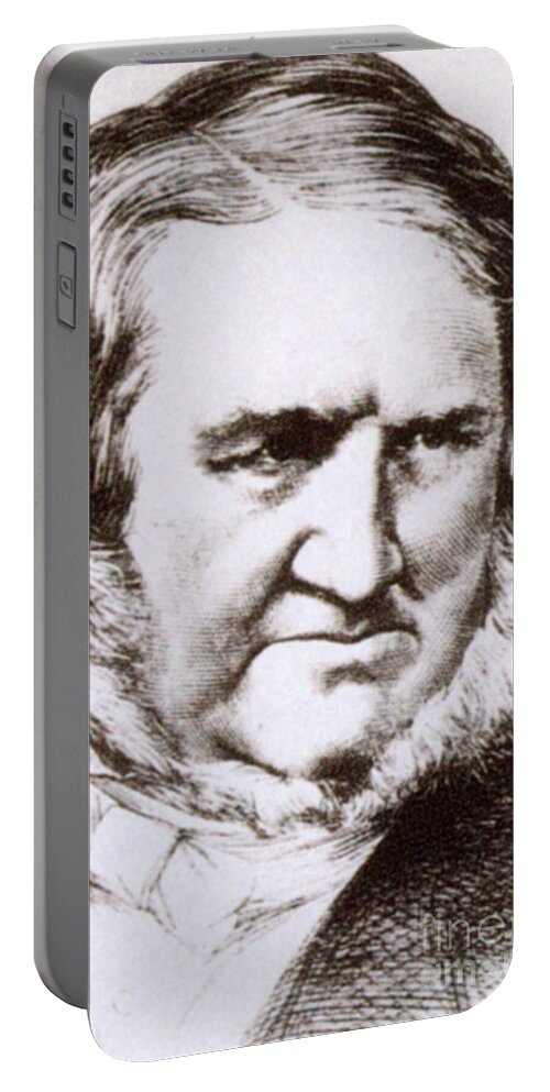 Science Portable Battery Charger featuring the photograph James Young Simpson, Scottish Physician by Science Source