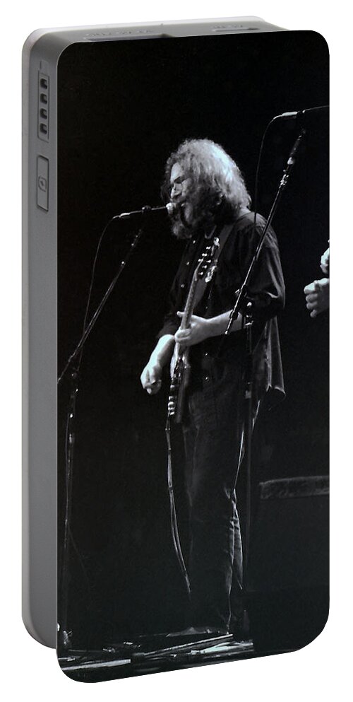 Jerry Garcia Portable Battery Charger featuring the photograph The Grateful Dead - East Coast by Susan Carella