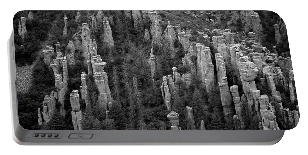 Landscape Portable Battery Charger featuring the photograph Land of Standing up Rock by Vicki Pelham