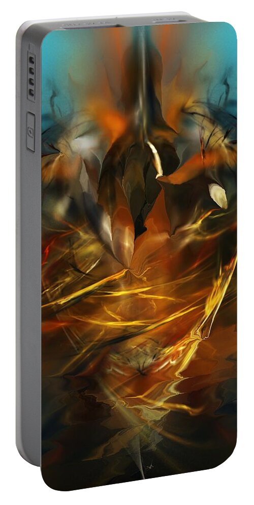 Space Portable Battery Charger featuring the digital art Lift Off by David Lane
