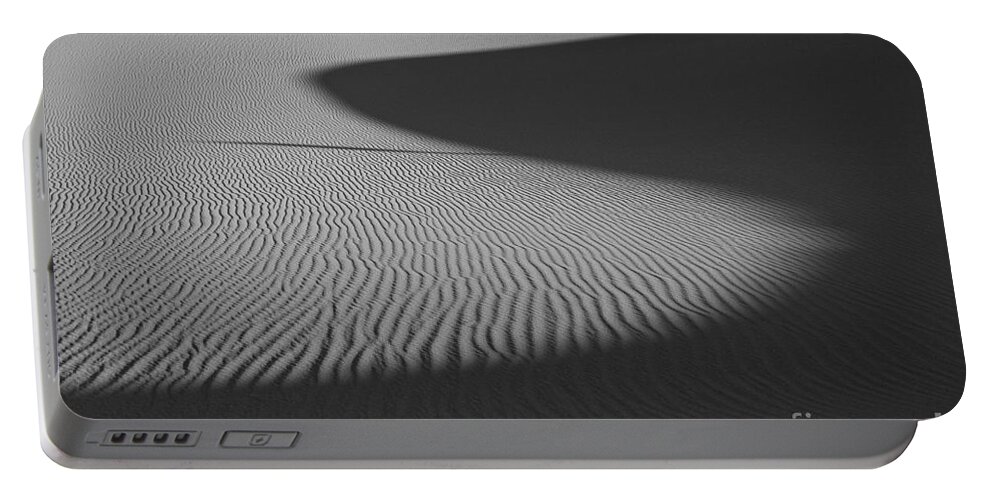 Desert Portable Battery Charger featuring the photograph Light and shade by Olivier Steiner