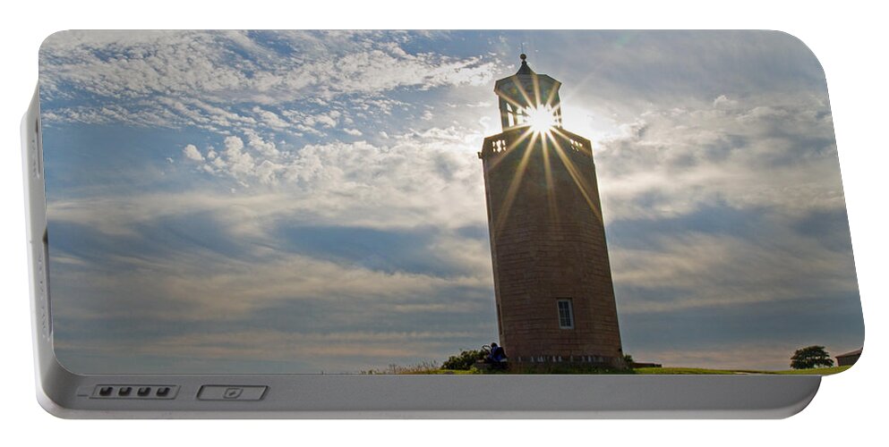 Lighthouse Portable Battery Charger featuring the photograph Lighthouse by David Freuthal