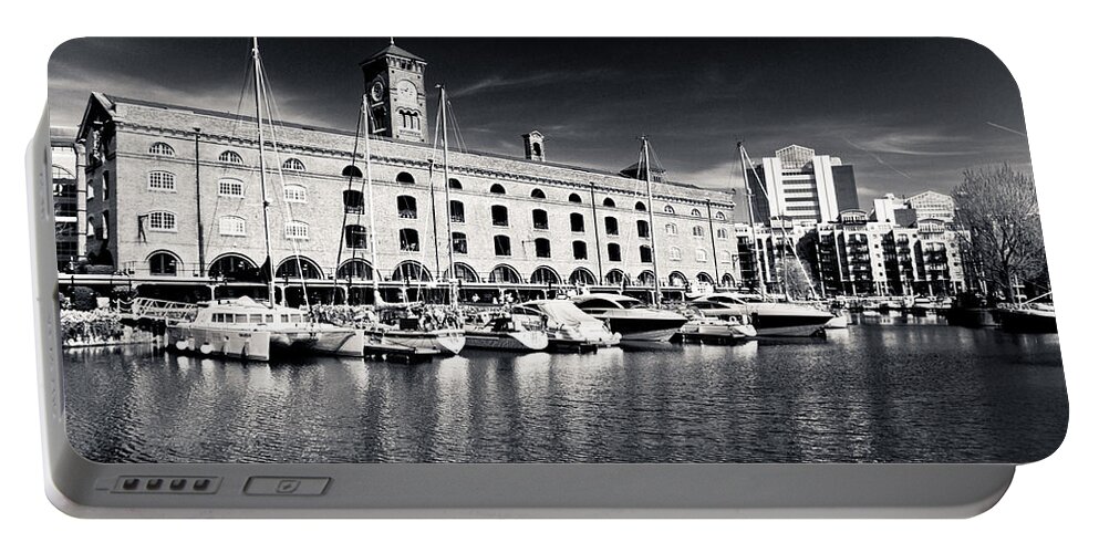 Lenny Carter Portable Battery Charger featuring the photograph London Yachts by Lenny Carter