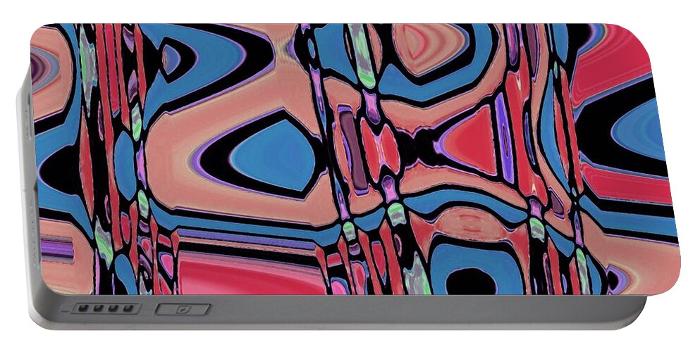 Digital Decor Portable Battery Charger featuring the digital art Lounge Art by Andrew Hewett