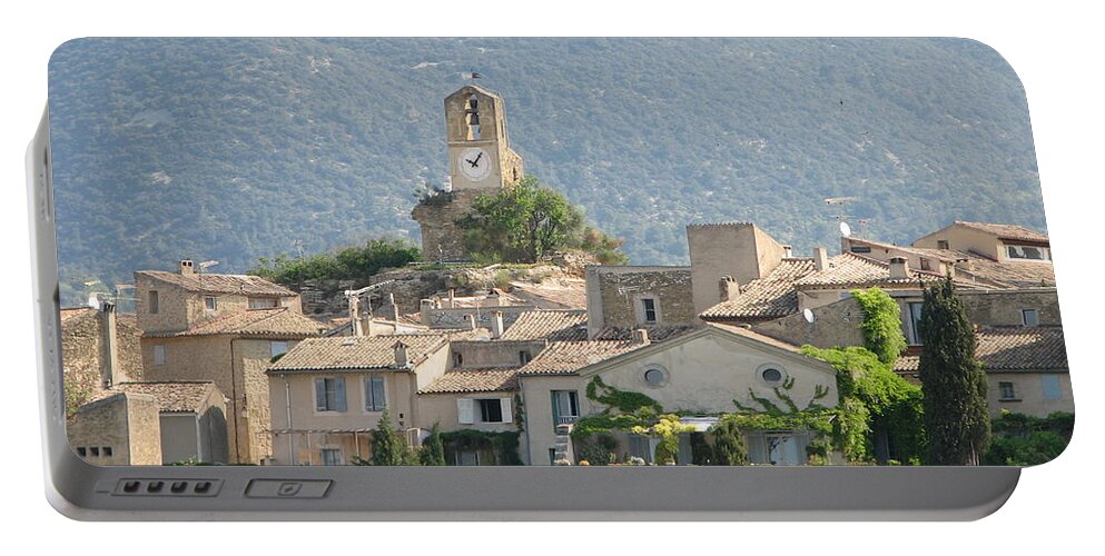 Lourmarin Portable Battery Charger featuring the photograph Lourmarin in Provence by Carla Parris