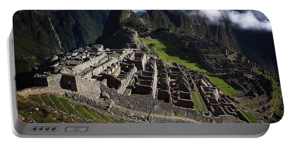Peru Portable Battery Charger featuring the photograph Machu Picchu Peru 1 by Xueling Zou