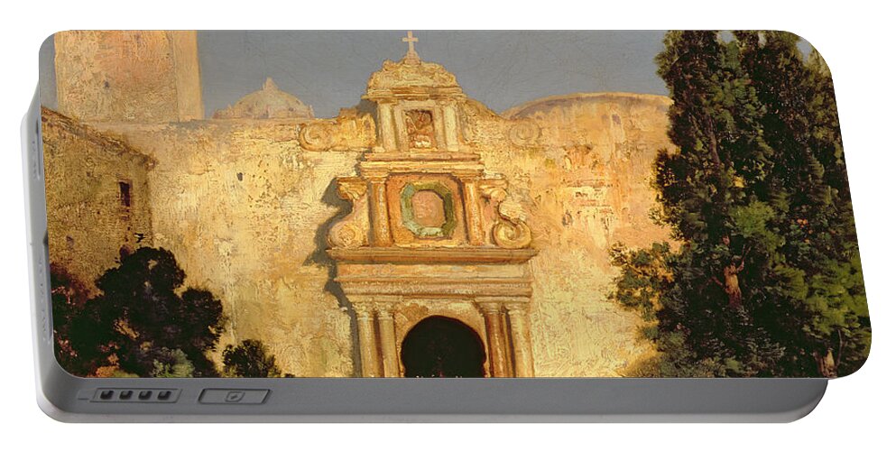 Thomas Moran Portable Battery Charger featuring the painting Maravatio in Mexico by Thomas Moran