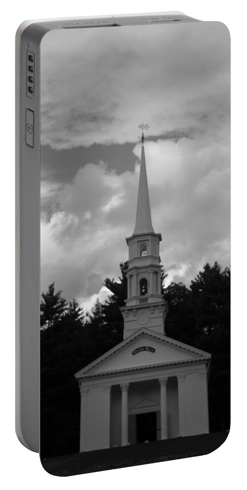 Martha Portable Battery Charger featuring the photograph Martha Mary Chapel x1 by Kim Galluzzo