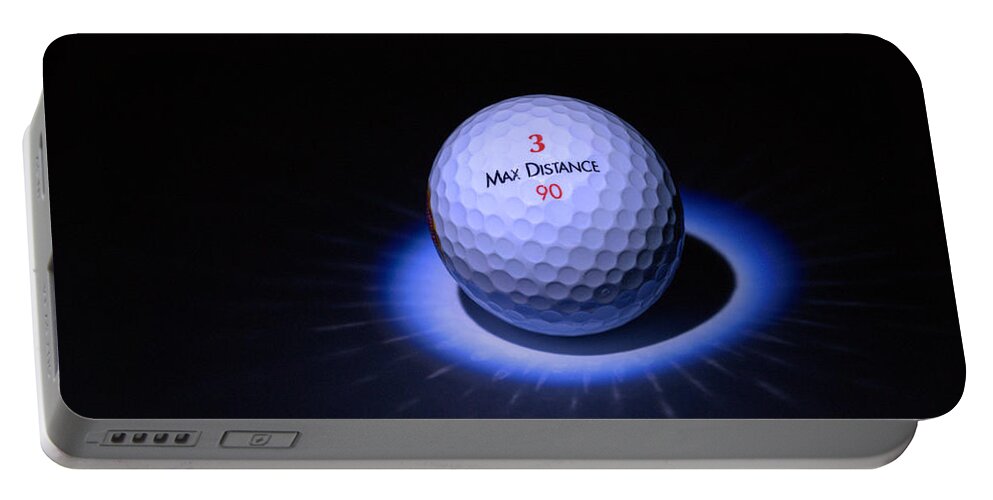 Max Distance Golf Ball Portable Battery Charger featuring the photograph Max Distance by Steven Richardson