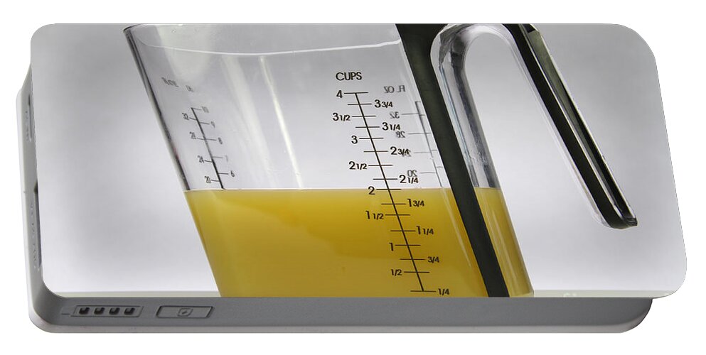 Measurement Portable Battery Charger featuring the photograph Measuring Cup by Photo Researchers, Inc.