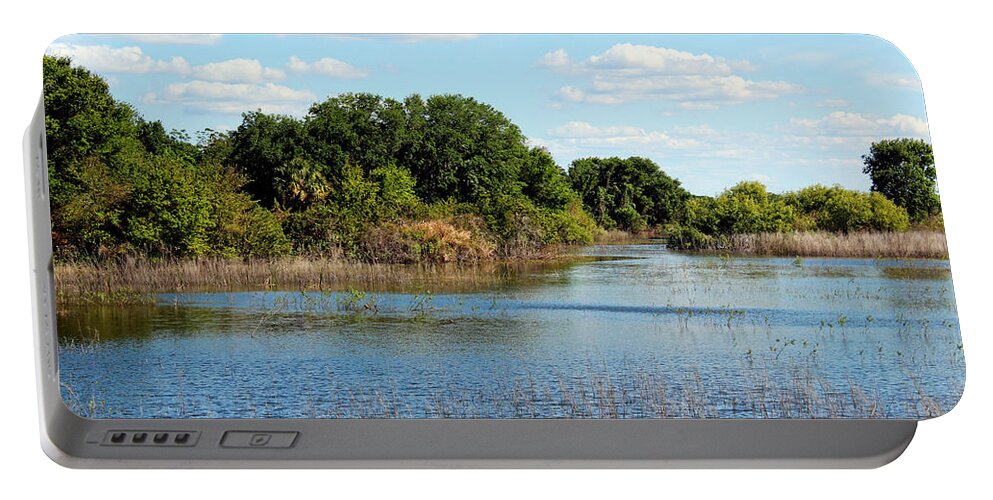 Florida Portable Battery Charger featuring the photograph Medard Park by Dorothy Riley