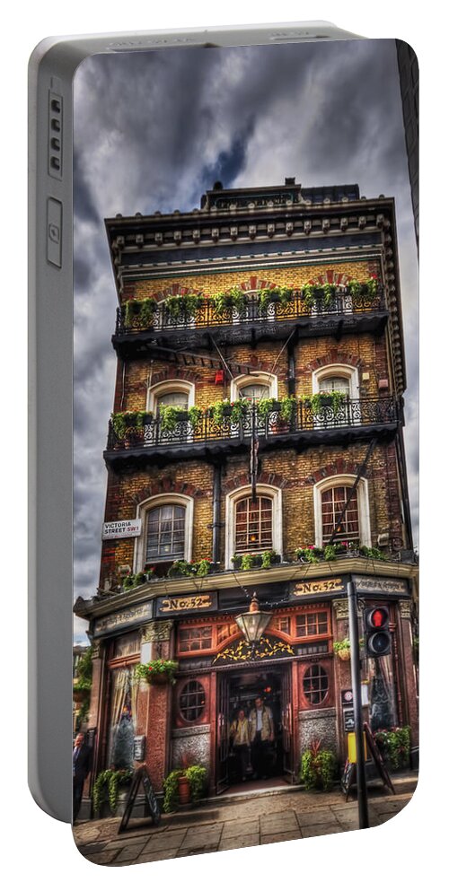 London Portable Battery Charger featuring the photograph Memory Lane by Evelina Kremsdorf