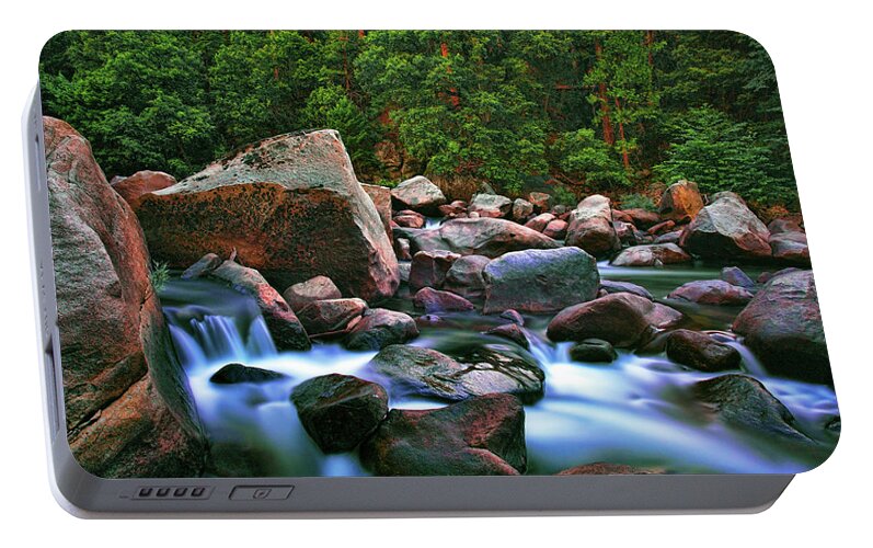 Yosemite National Park Portable Battery Charger featuring the photograph Merced Moraine by Rick Berk