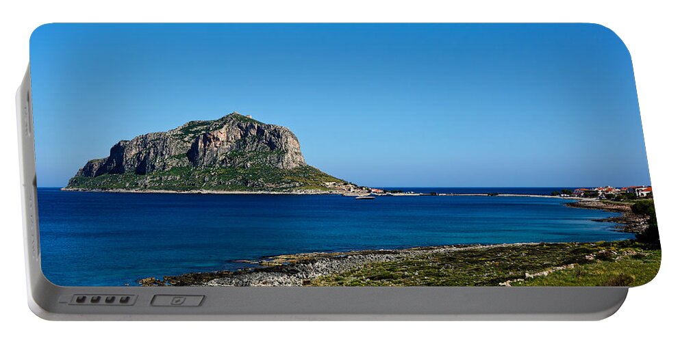 Ancient Portable Battery Charger featuring the photograph Monemvasia by Constantinos Iliopoulos
