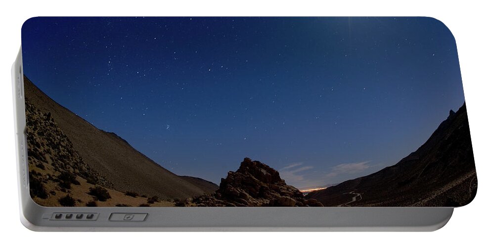 Moon Portable Battery Charger featuring the photograph Moonscape by Greg Wyatt