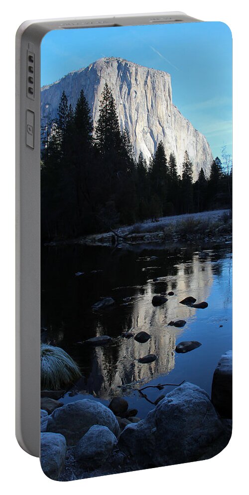 Yosemite Portable Battery Charger featuring the photograph Morning Sunlight On El Cap by Heidi Smith