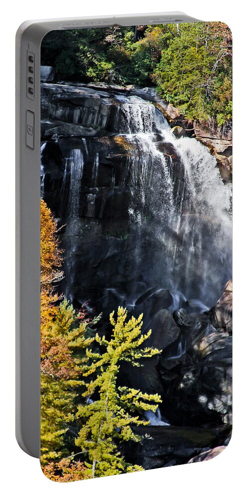 North Carolina Portable Battery Charger featuring the photograph Whitewater Falls by Ronald Lutz