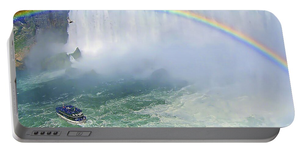 Niagara Portable Battery Charger featuring the photograph Niagara Falls by Evelina Kremsdorf