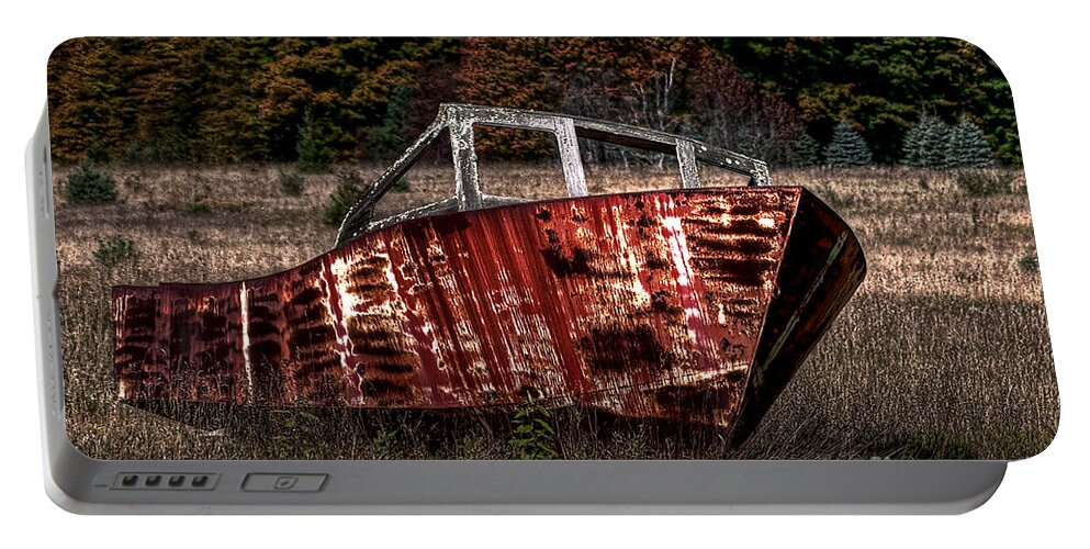 Boat Portable Battery Charger featuring the photograph Out To Pasture by Terry Doyle