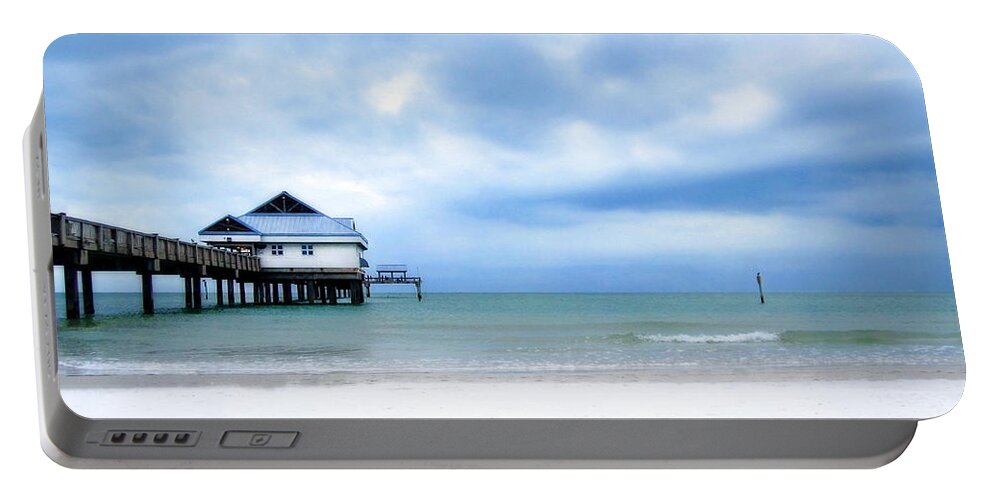 Clearwater Portable Battery Charger featuring the photograph Pier 60 at Clearwater Beach Florida by Angela Rath