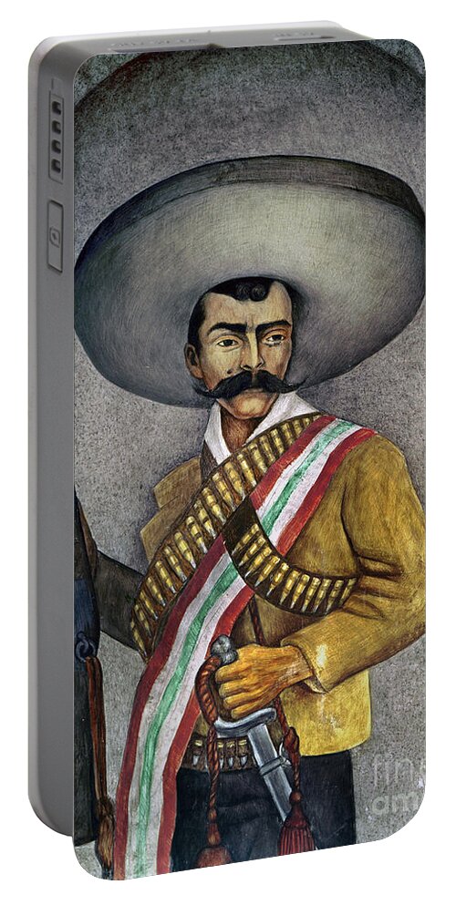 20th Century Portable Battery Charger featuring the photograph Portrait Of A Zapatista by Granger