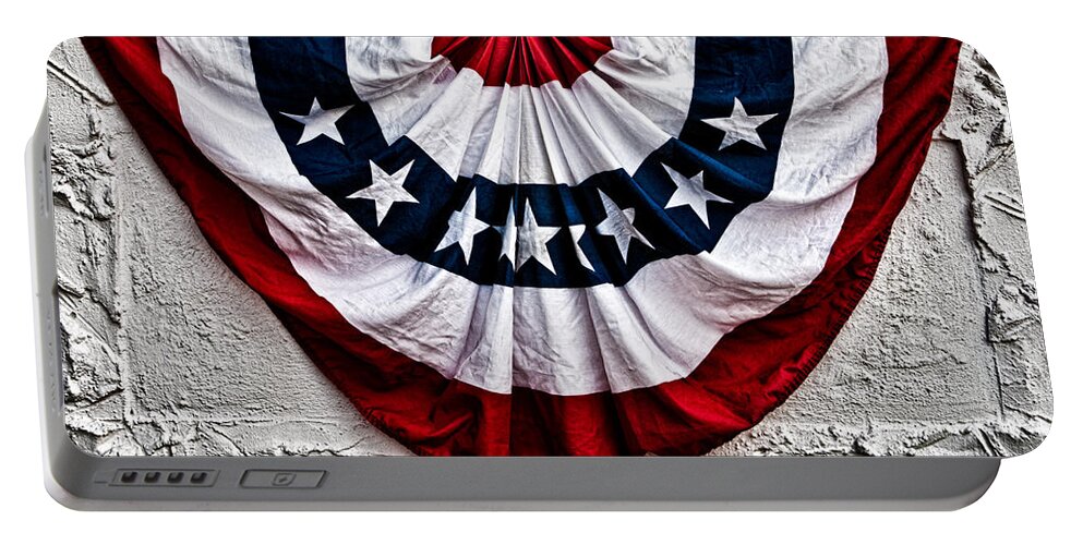 Red Portable Battery Charger featuring the photograph Proud Colors by Christopher Holmes