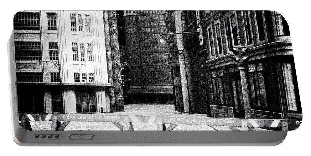 City Portable Battery Charger featuring the photograph Quiet in the City by Jarrod Erbe