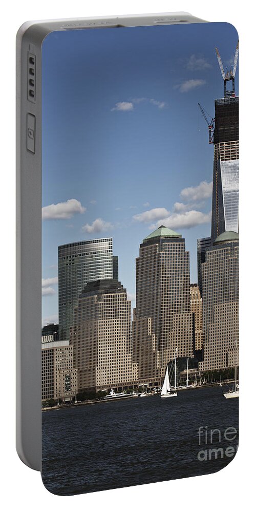Nyc Portable Battery Charger featuring the photograph Rebuild by Leslie Leda