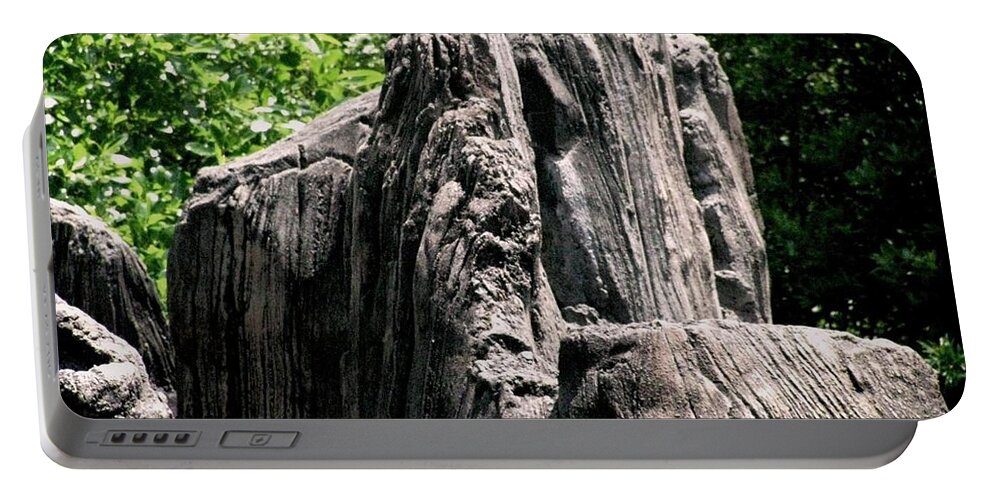 Rock Formation Portable Battery Charger featuring the photograph Rock Formation by Maria Urso
