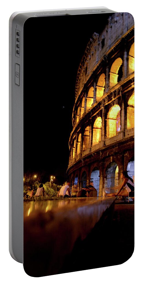 Rome Portable Battery Charger featuring the photograph Roman Workout by La Dolce Vita