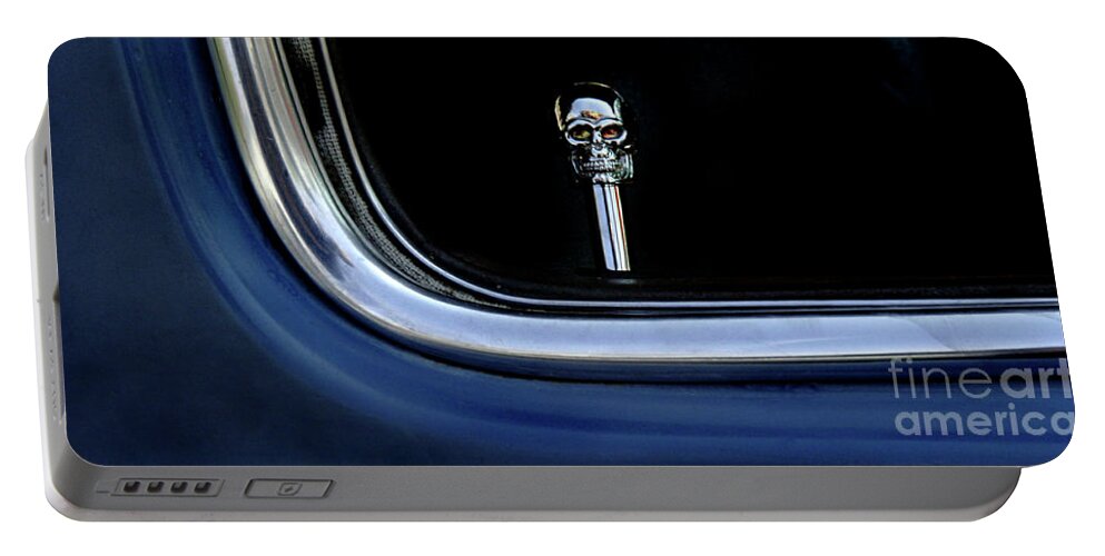 Classic Car Portable Battery Charger featuring the photograph Route 66 Classic Car Detail 1 by Bob Christopher