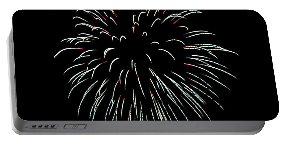 Fireworks Portable Battery Charger featuring the photograph RVR Fireworks 55 by Mark Dodd