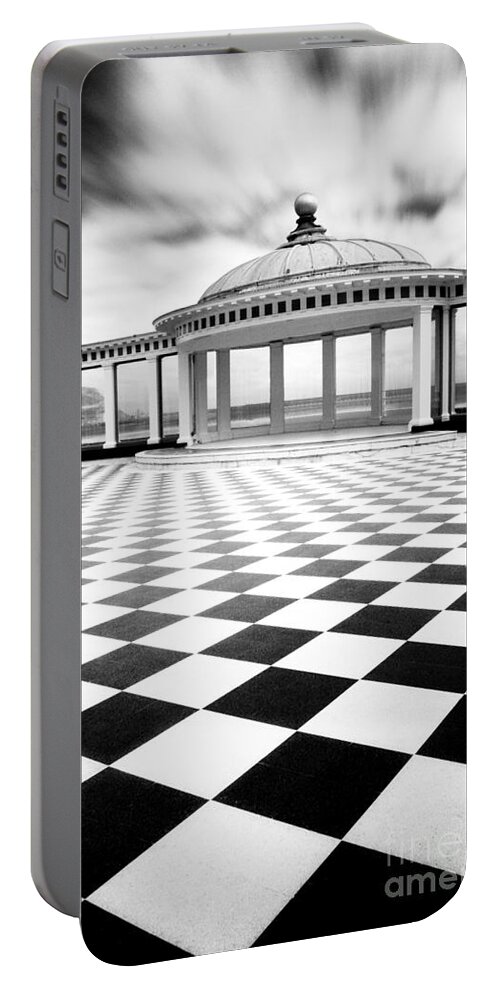 Infrared Portable Battery Charger featuring the photograph Scarborough Spa by Richard Burdon