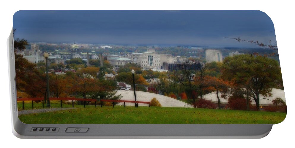 Harrisburg Portable Battery Charger featuring the photograph Season of Change by Shelley Neff
