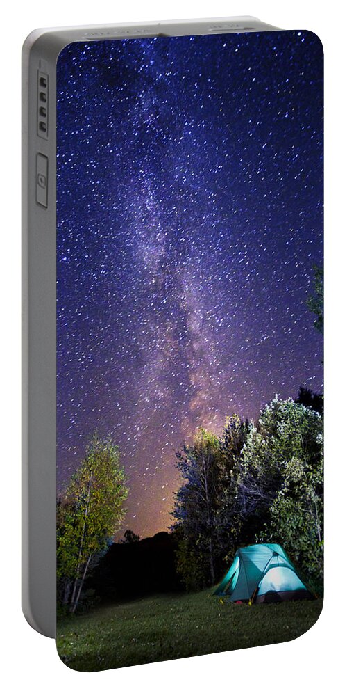 Camping Portable Battery Charger featuring the photograph September night sky by Mircea Costina Photography