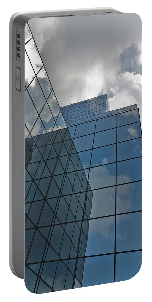 Asia Portable Battery Charger featuring the photograph Sky reflection by Michael Goyberg