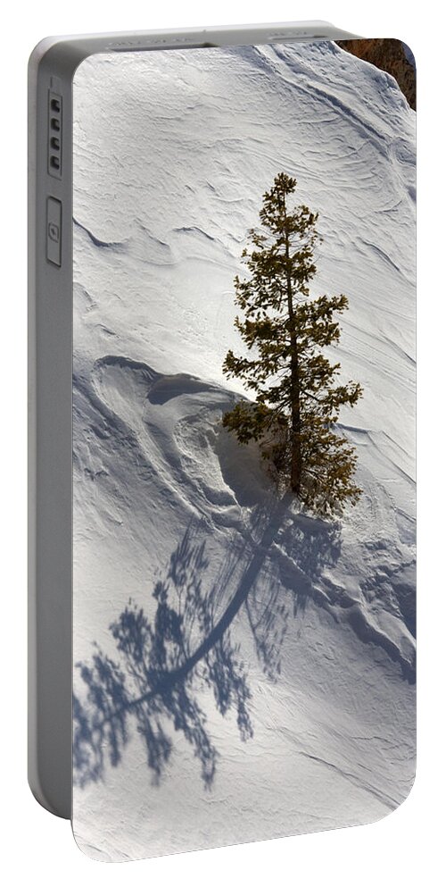 Bryce Canyon Portable Battery Charger featuring the photograph Snow Shadow by Karen Lee Ensley