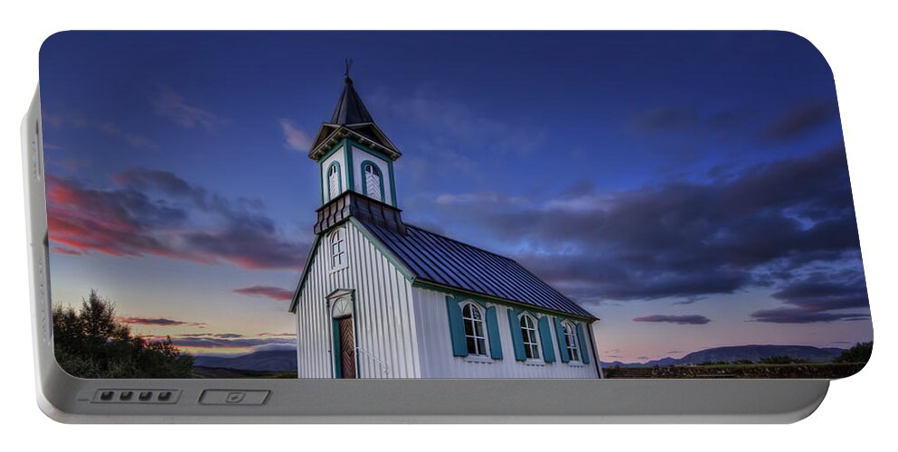 �ingvellir Portable Battery Charger featuring the photograph Soul Sanctuary by Evelina Kremsdorf