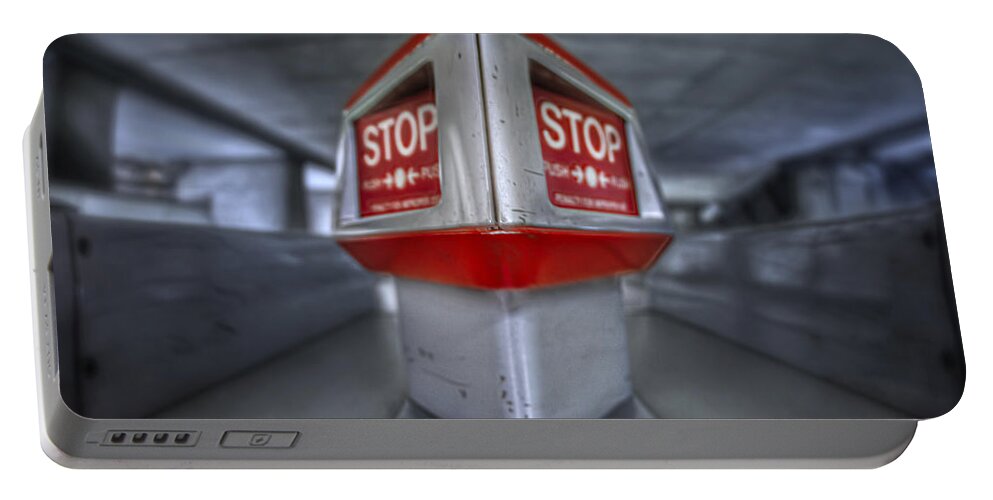 Stop Portable Battery Charger featuring the photograph Stop by Evelina Kremsdorf