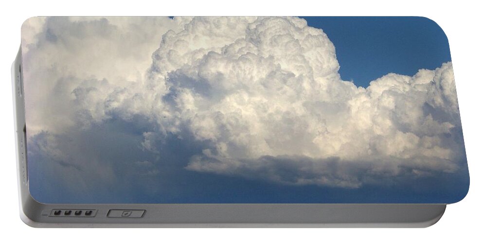 Clouds Portable Battery Charger featuring the photograph Storm's A Brewin' by Dorrene BrownButterfield