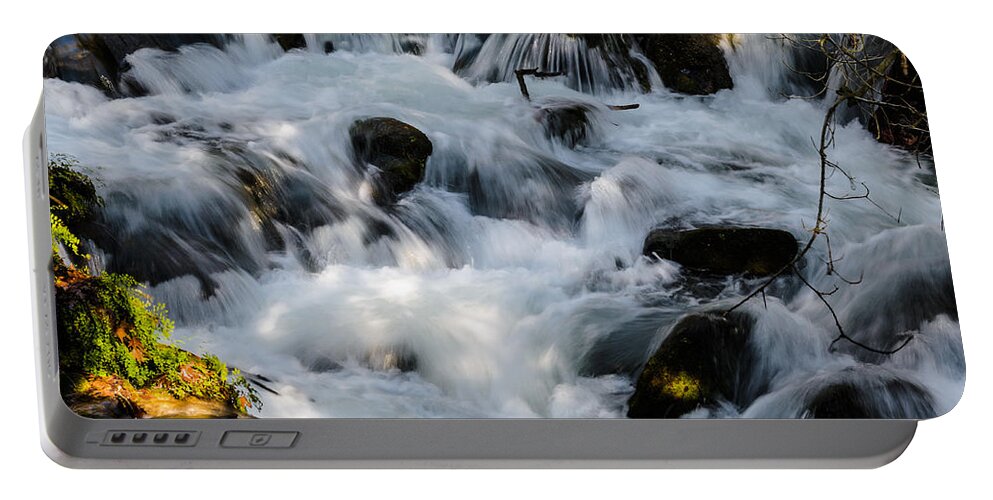 Stream Portable Battery Charger featuring the photograph Stream by Michael Goyberg
