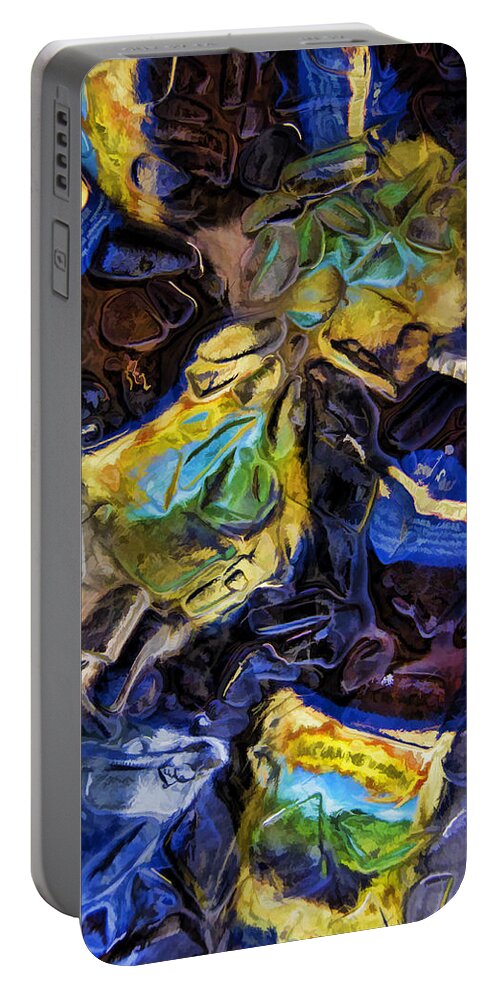 Summerfest Portable Battery Charger featuring the painting Summerfest by Steven Richardson