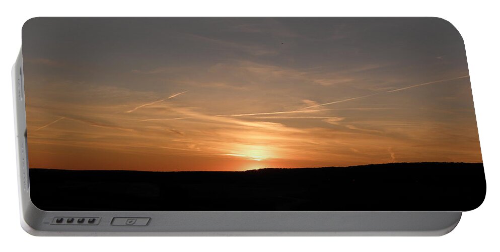 Sundown Portable Battery Charger featuring the photograph Sundown by Kim Galluzzo