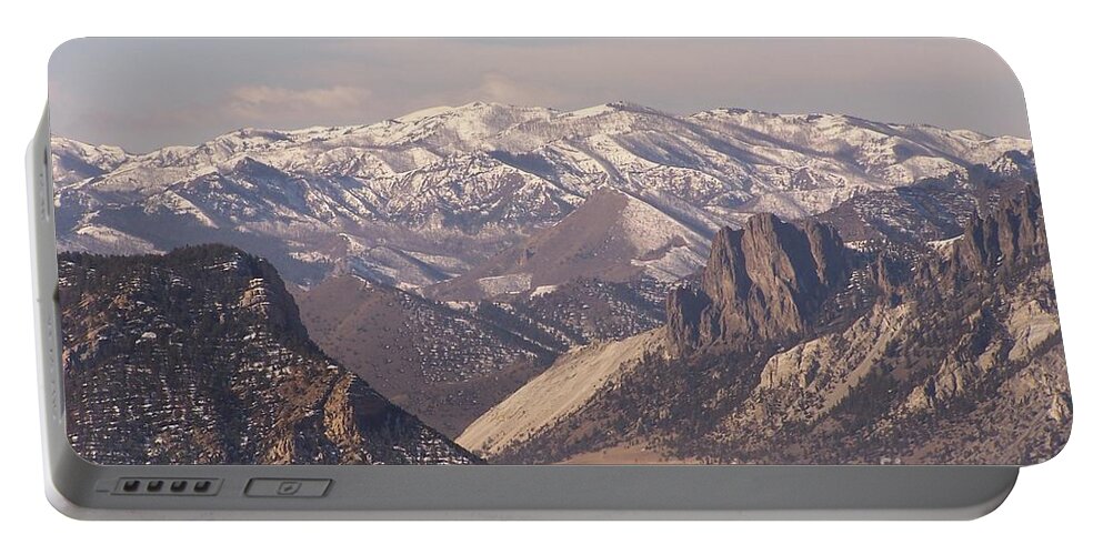 Mountains Portable Battery Charger featuring the photograph Sunlight Splendor by Dorrene BrownButterfield