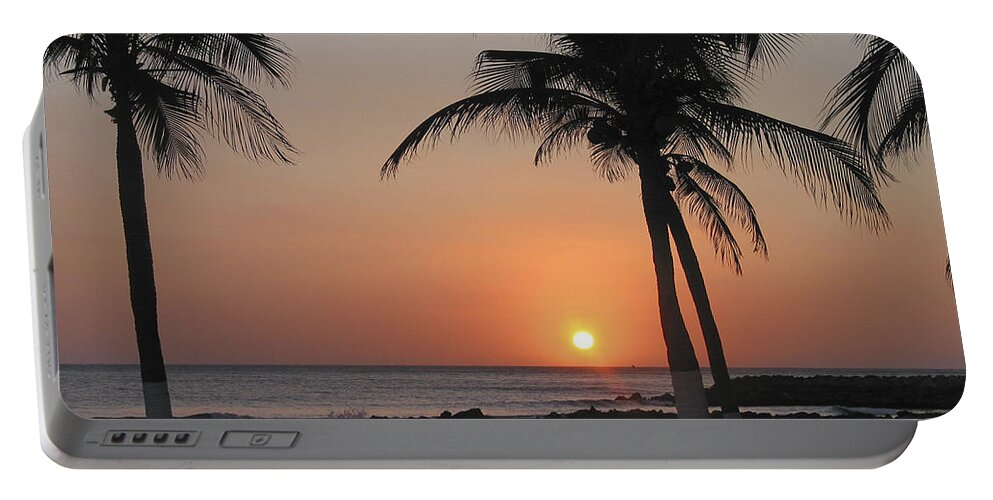 Columbia Portable Battery Charger featuring the photograph Sunset by David Gleeson
