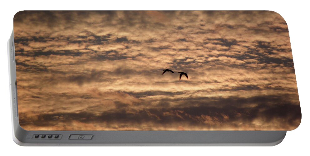 Sunset Portable Battery Charger featuring the photograph Sunset Serenade by Kim Galluzzo