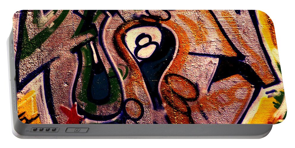 Graffiti Portable Battery Charger featuring the photograph Super 8 by Paul W Faust - Impressions of Light