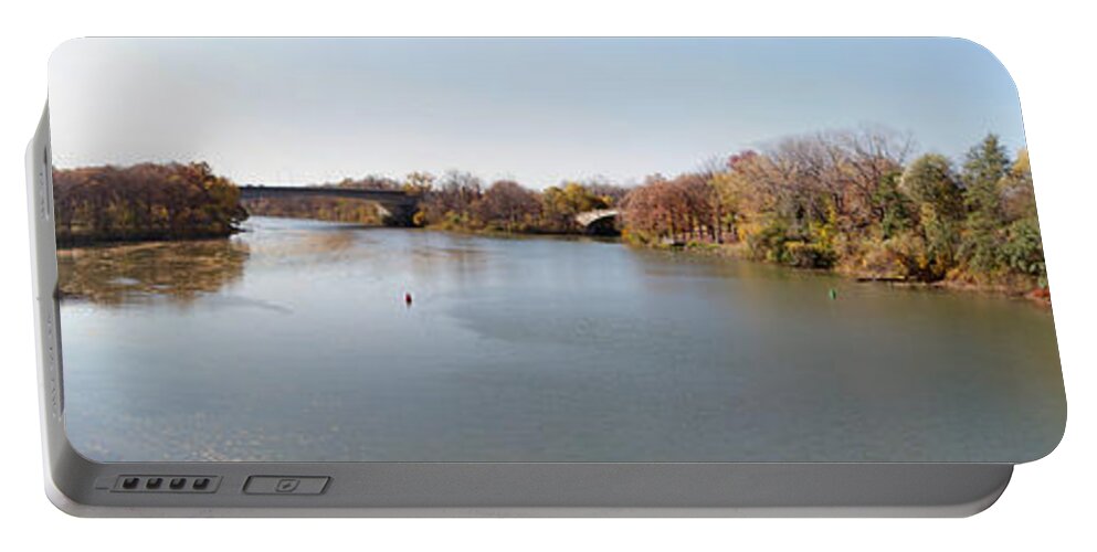 Erie Canal Portable Battery Charger featuring the photograph The Erie Canal crossing The Genesee River by William Norton