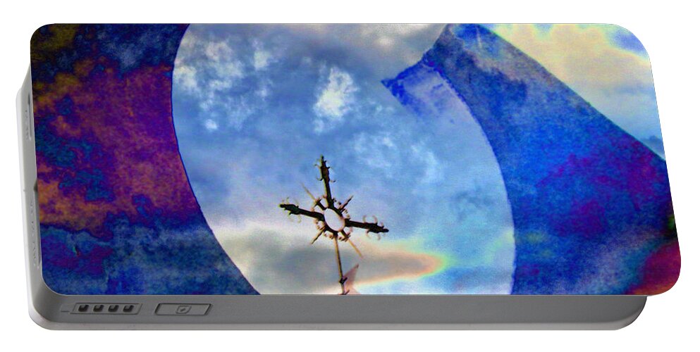 Abstract Portable Battery Charger featuring the photograph The Promise by Lenore Senior