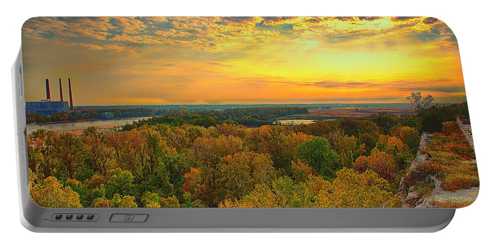 Klondike Park Portable Battery Charger featuring the photograph The View From Klondike Overlook by Bill and Linda Tiepelman